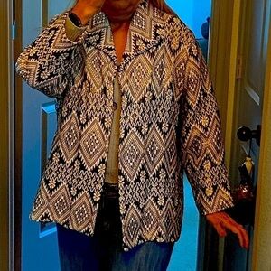 Lanza Mex southwestern style blazer size M  Vintage from the 80’s made in Mexico